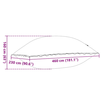 Cuscino invernale per piscina Blu 460 x 230 x 160 cm PVC | homemem39