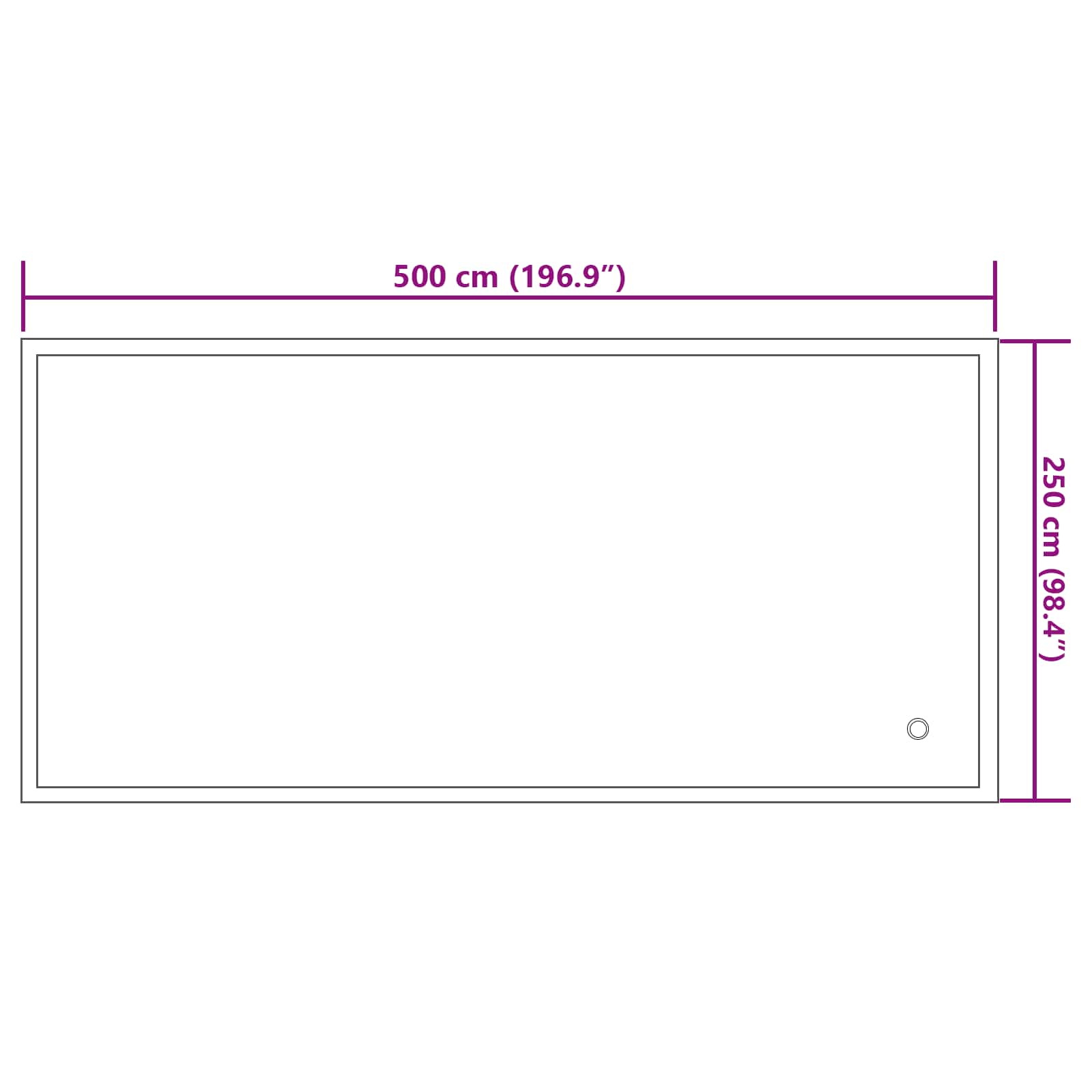 Cuscino invernale per piscina Blu 460 x 230 x 160 cm PVC | homemem39