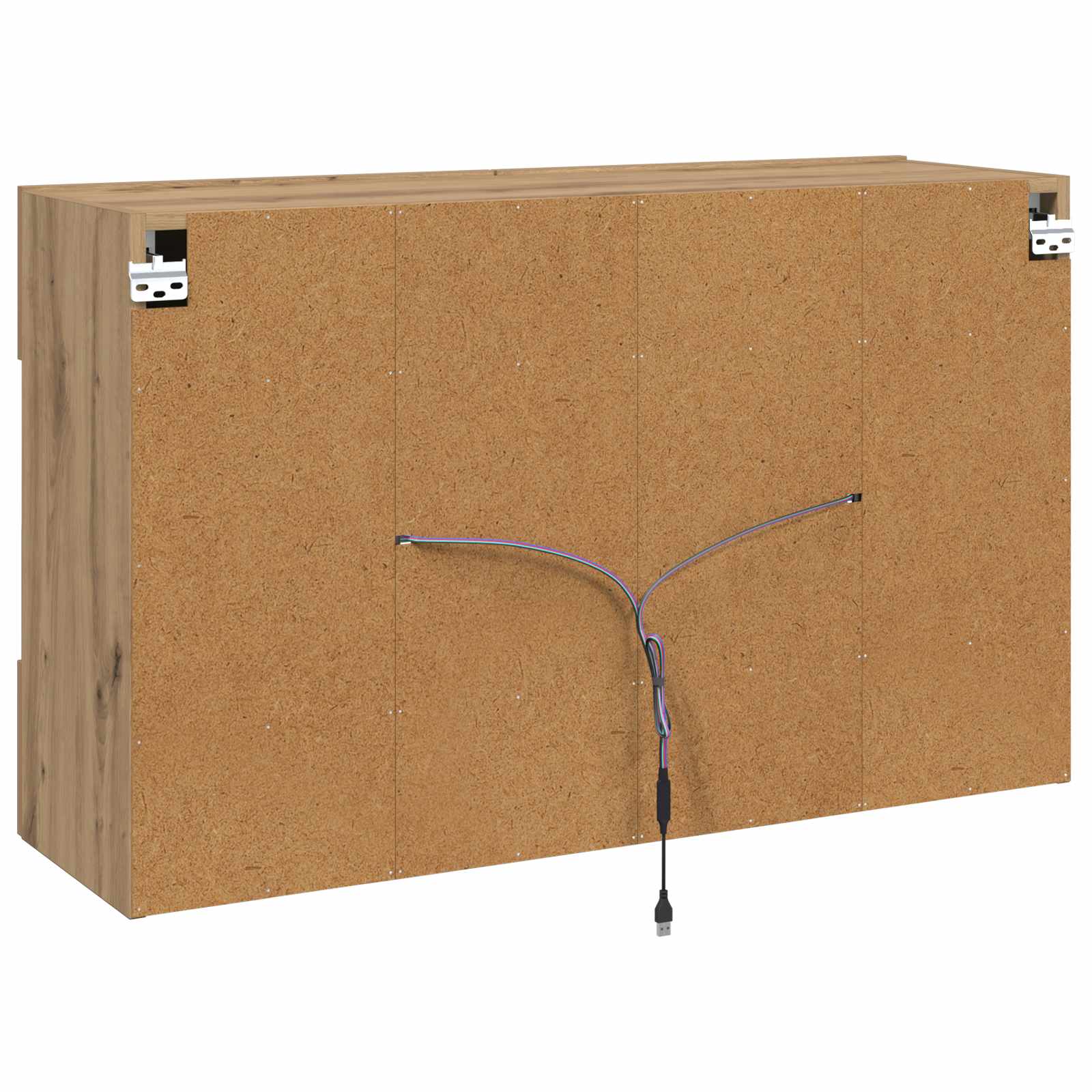 Mobile TV da parete Rovere artigianale 98,5 x 30 x 60,5 cm | homemem39