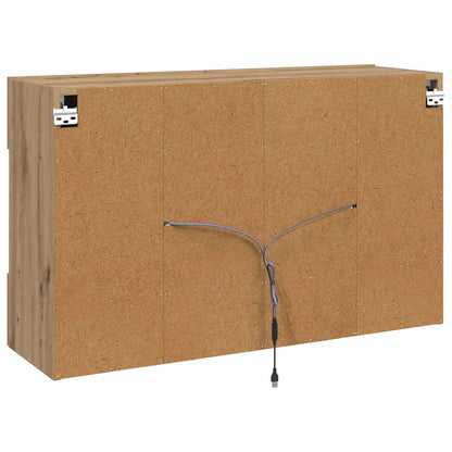 Mobile TV da parete Rovere artigianale 98,5 x 30 x 60,5 cm | homemem39