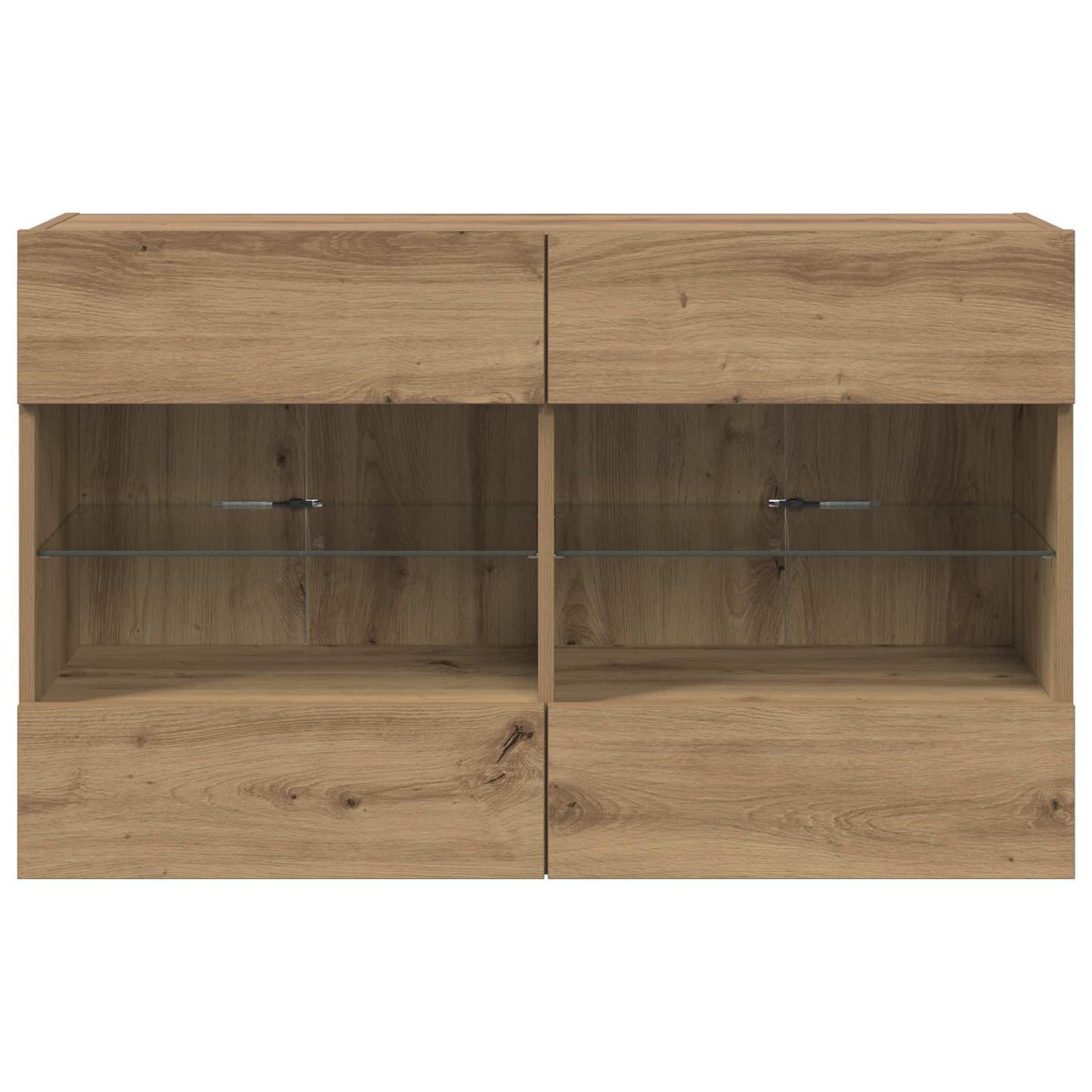 Mobile TV da parete Rovere artigianale 98,5 x 30 x 60,5 cm | homemem39