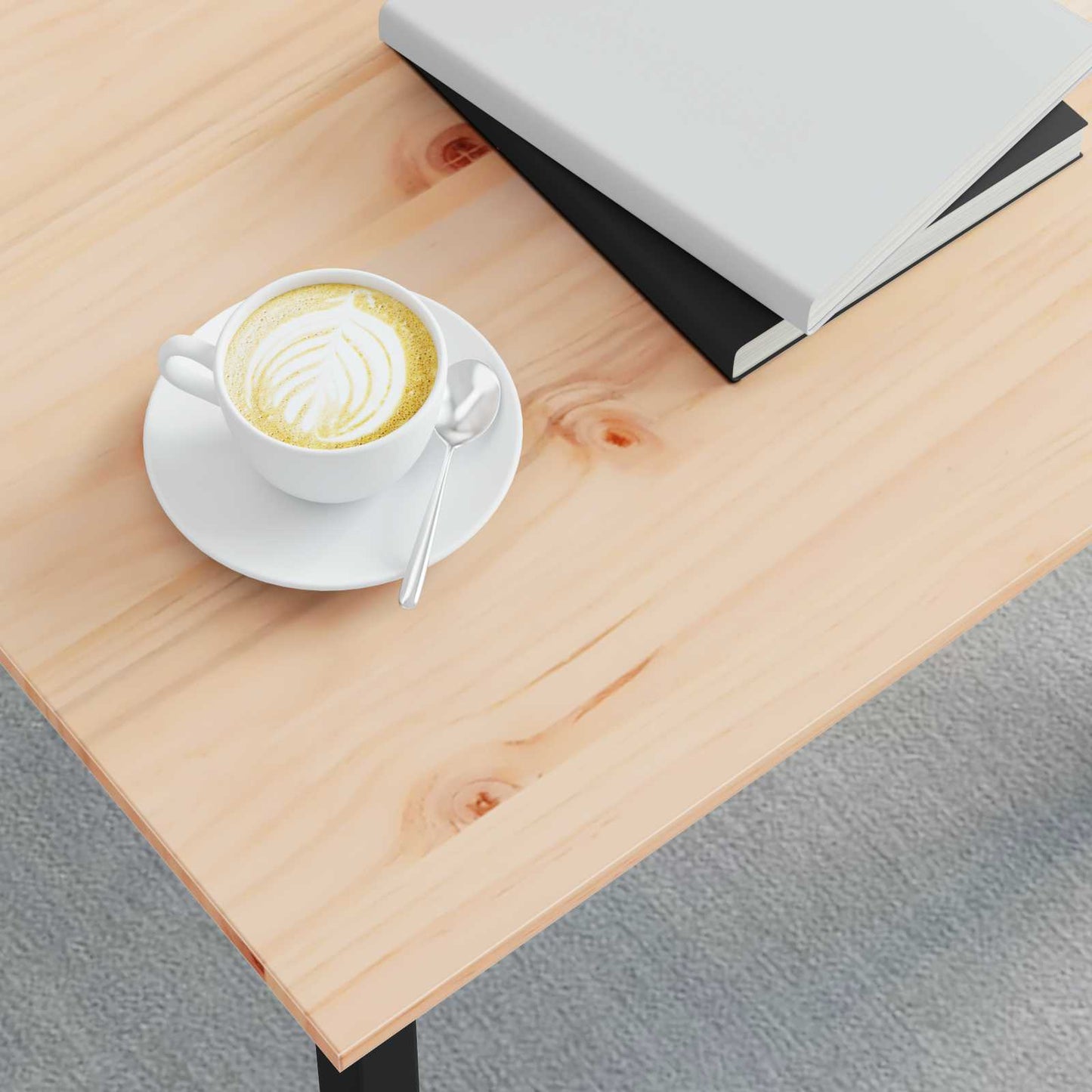 Tavolino da salotto Naturale 50 x 50 x 36 cm Pino massello