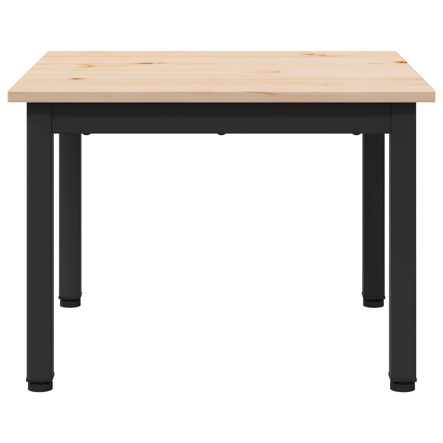 Tavolino da salotto Naturale 50 x 50 x 36 cm Pino massello