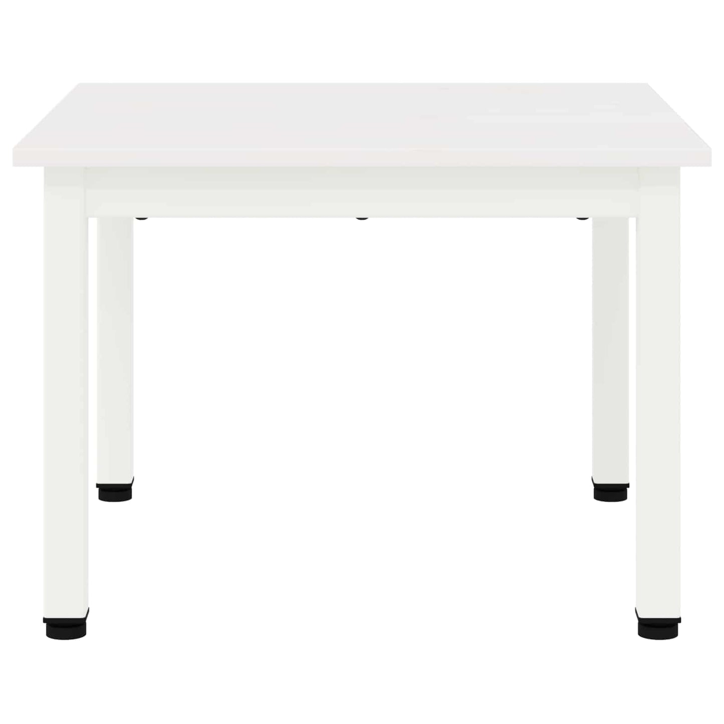 Tavolino da salotto Bianco 50 x 50 x 36 cm Pino massello