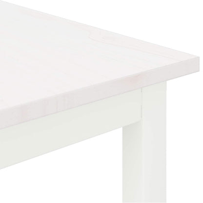 Tavolino da salotto Bianco 60 x 30 x 36 cm Pino massello