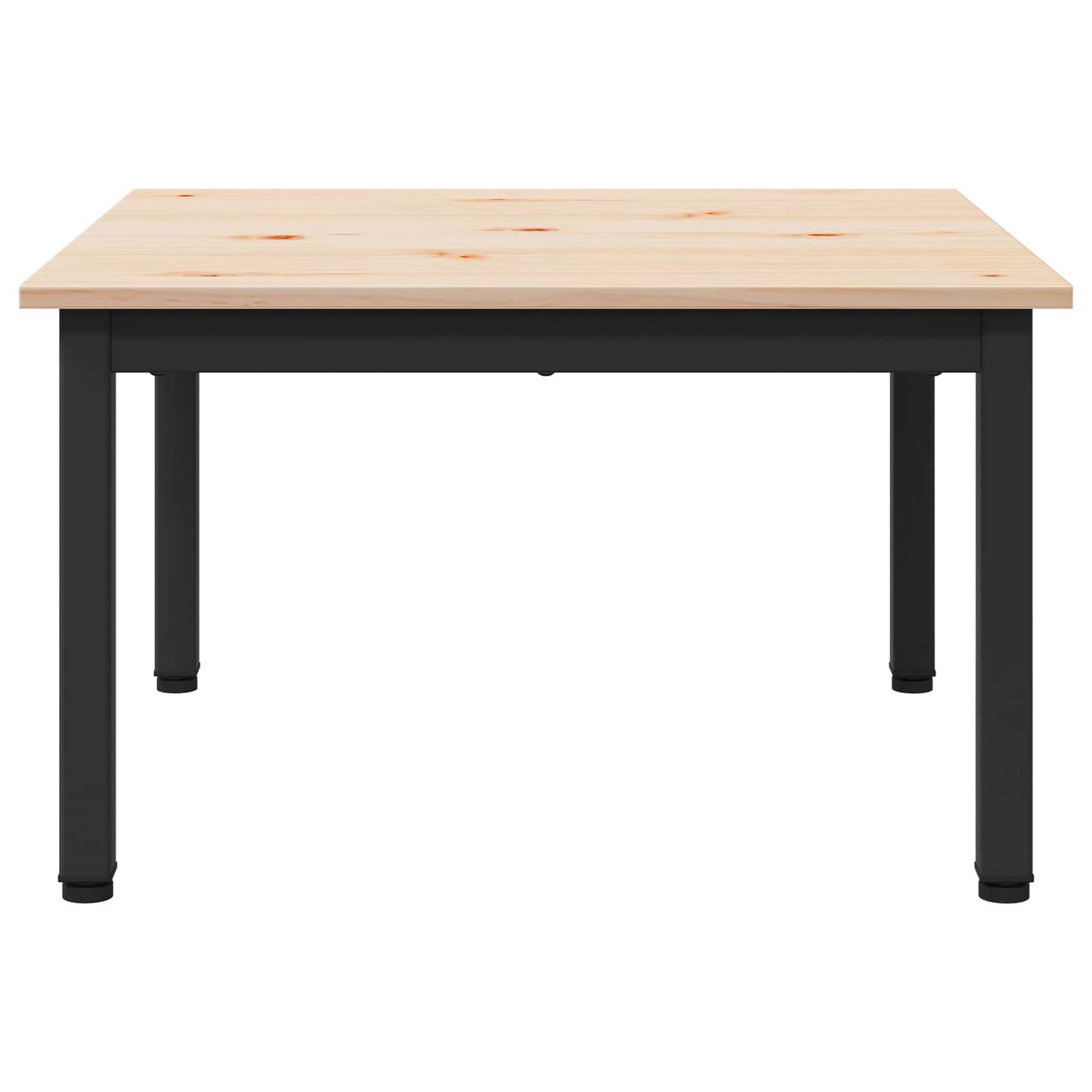 Tavolino da salotto Naturale 60 x 60 x 36 cm Pino massello