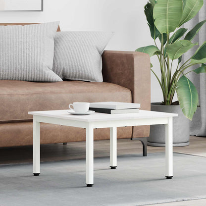 Tavolino da salotto Bianco 60 x 60 x 36 cm Pino massello