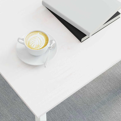 Tavolino da salotto Bianco 60 x 60 x 36 cm Pino massello