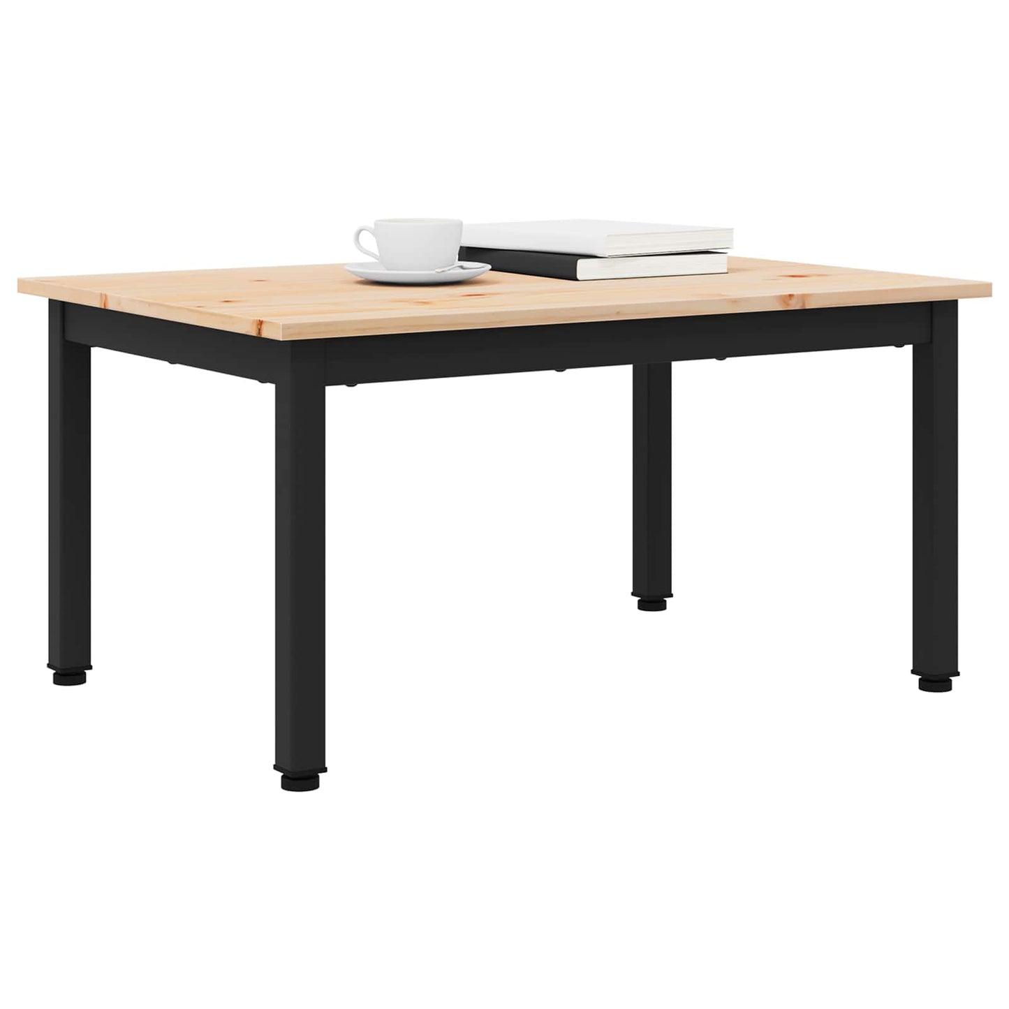 Tavolino da salotto Naturale 60 x 50 x 36 cm Pino massello