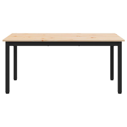 Tavolino da salotto Naturale 100 x 50 x 45 cm Pino massello