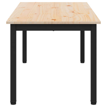 Tavolino da salotto Naturale 100 x 50 x 45 cm Pino massello