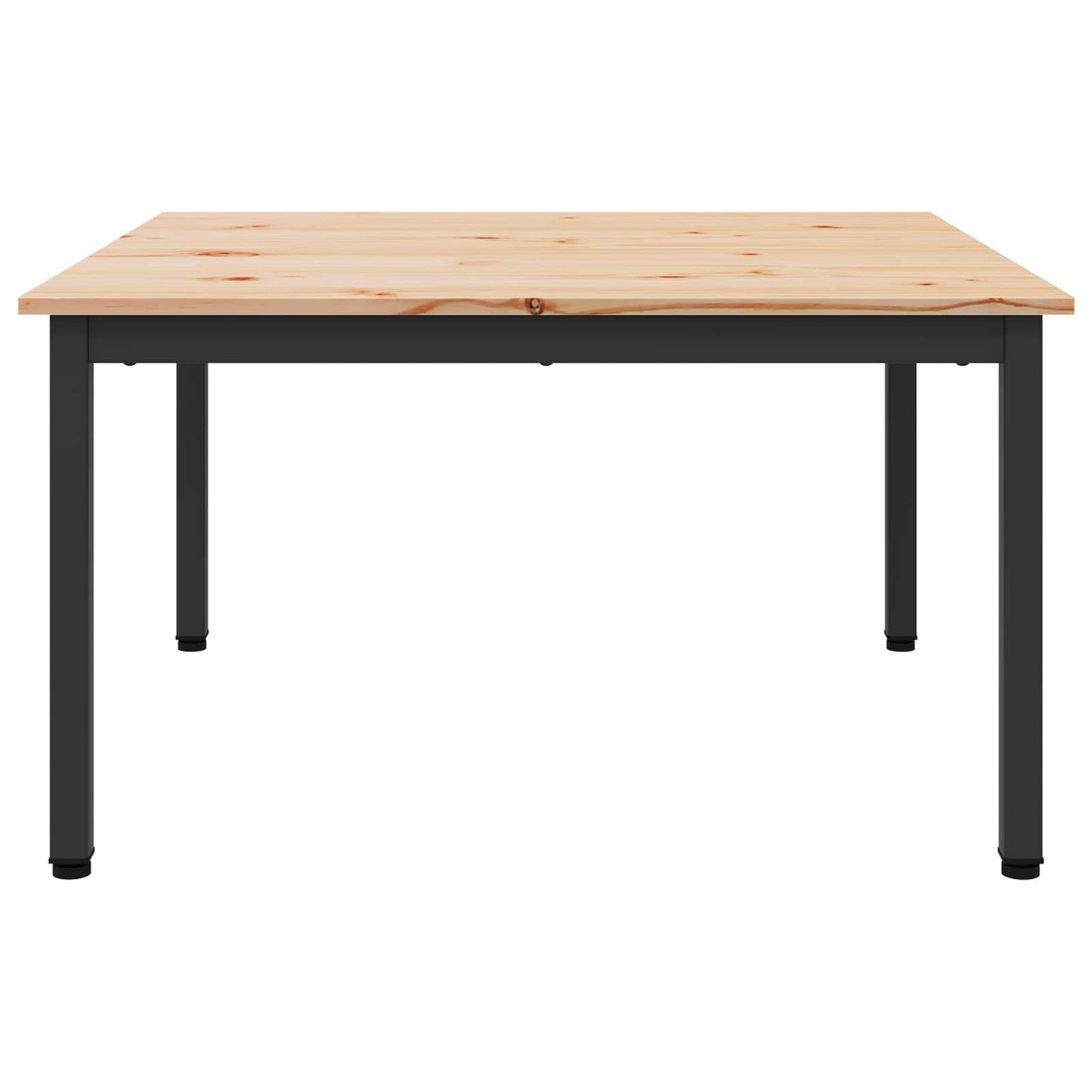 Tavolino da salotto Naturale 80 x 80 x 45 cm Pino massello