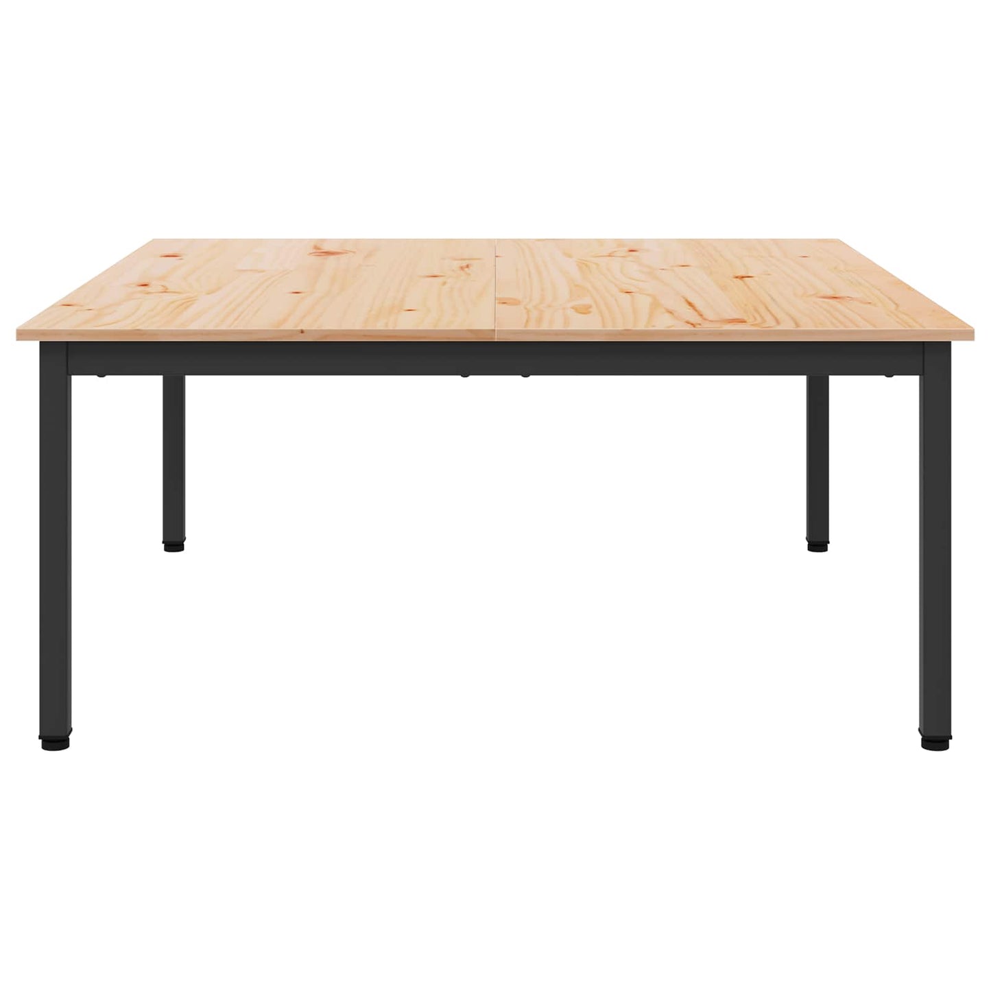 Tavolino da salotto Naturale 100 x 100 x 45 cm Pino massello | homemem39