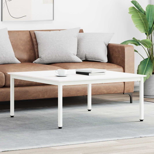 Tavolino da salotto Bianco 100 x 100 x 45 cm Pino massello