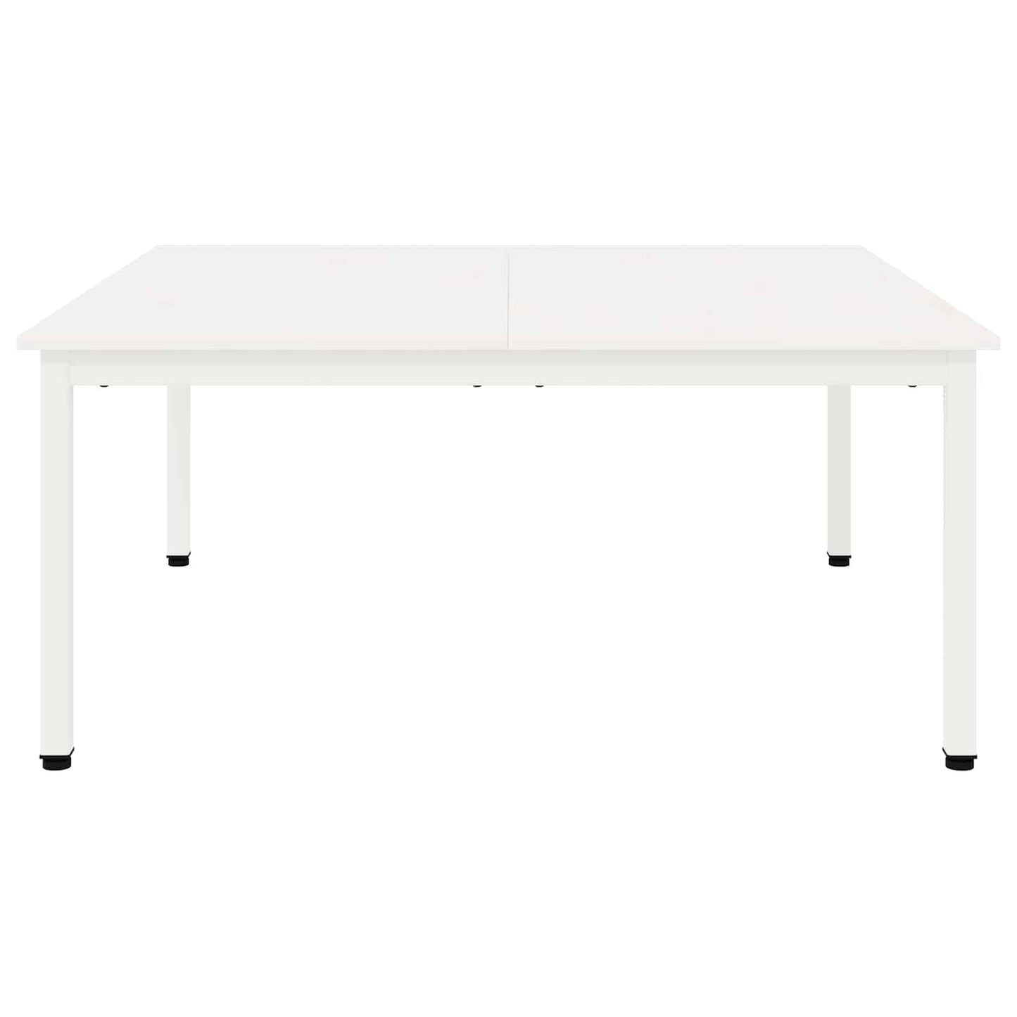 Tavolino da salotto Bianco 100 x 100 x 45 cm Pino massello