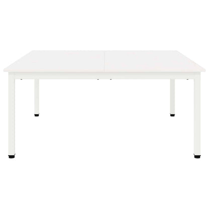 Tavolino da salotto Bianco 100 x 100 x 45 cm Pino massello