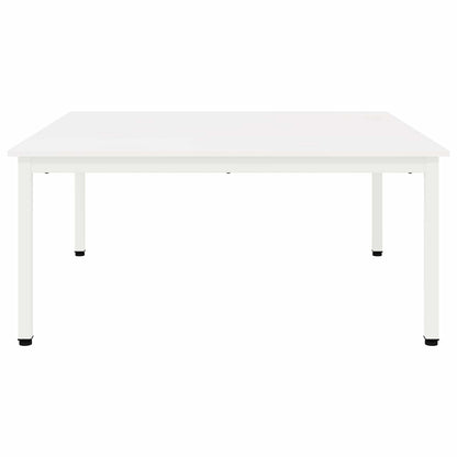 Tavolino da salotto Bianco 100 x 100 x 45 cm Pino massello