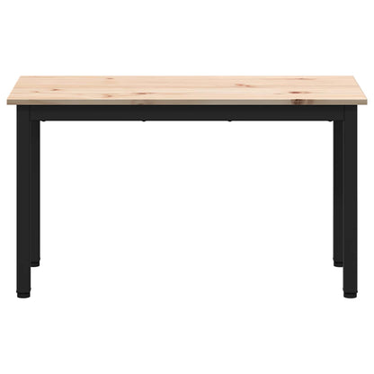 panchina Naturale 80 x 35 x 45 cm Pino massello