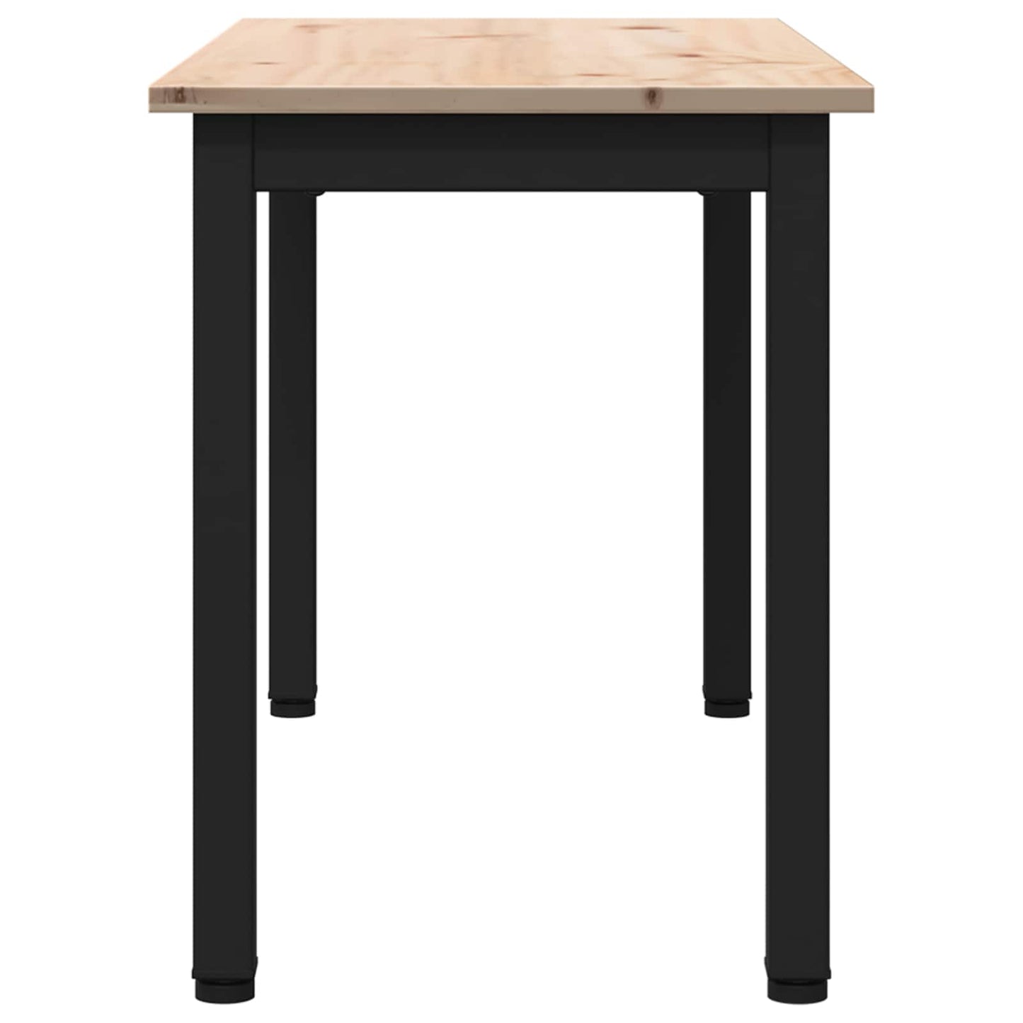 panchina Naturale 80 x 35 x 45 cm Pino massello