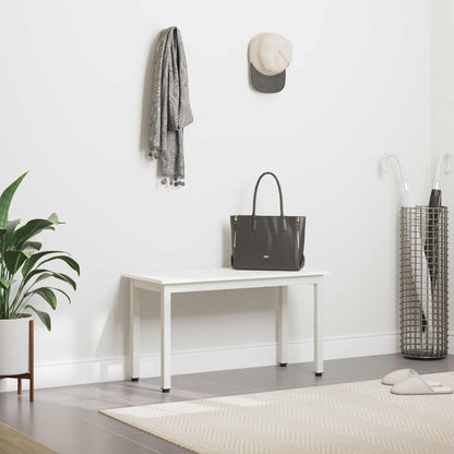 panchina Bianco 80 x 35 x 45 cm Pino massello