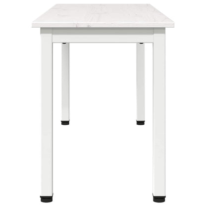 panchina Bianco 110 x 35 x 45 cm Pino massello