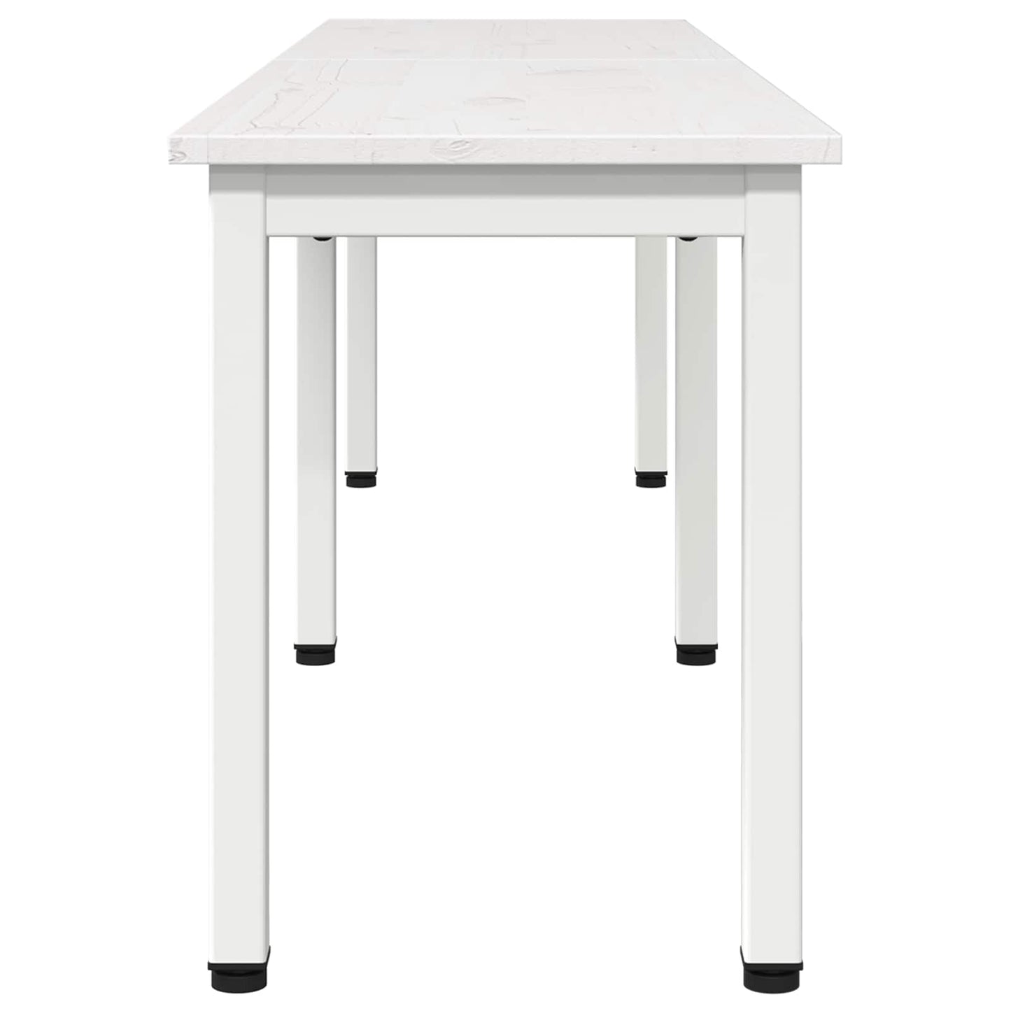 panchina Bianco 160 x 35 x 45 cm Pino massello