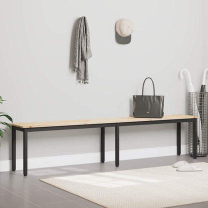 panchina Naturale 200 x 35 x 45 cm Pino massello