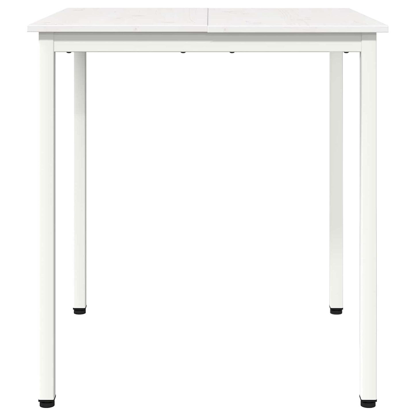 Tavolo da pranzo Bianco 60 x 60 x 75 cm Pino massello