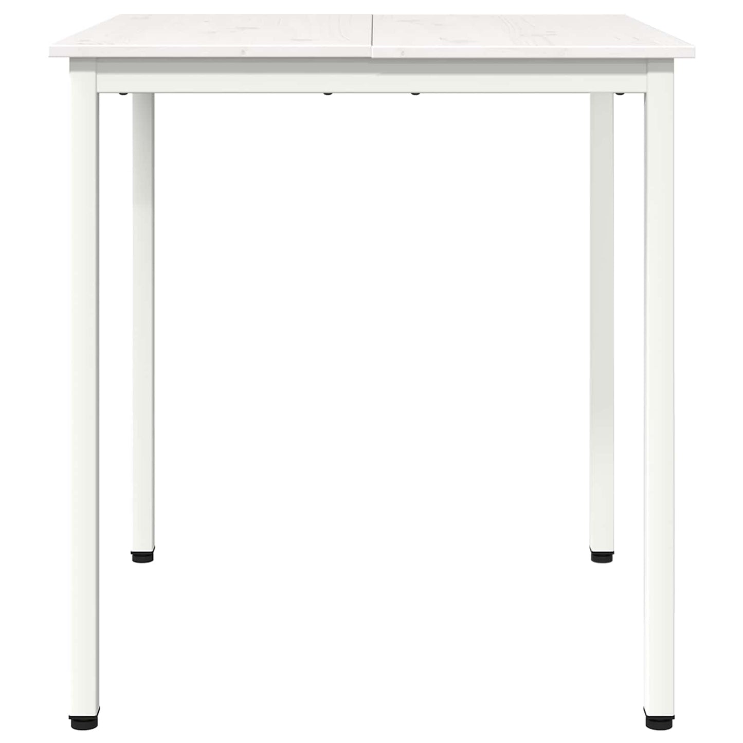 Tavolo da pranzo Bianco 70 x 70 x 75 cm Pino massello