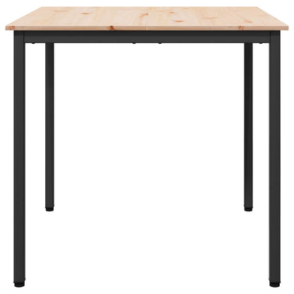 Tavolo da pranzo Naturale 80 x 80 x 75 cm Pino massello