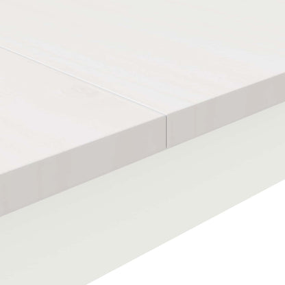 Tavolo da pranzo Bianco 80 x 80 x 75 cm Pino massello