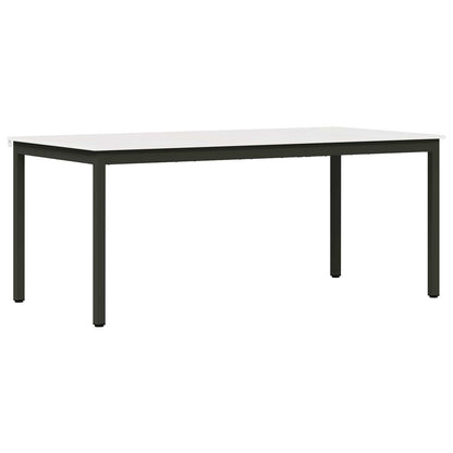 Tavolo da pranzo Bianco 180 x 90 x 75 cm Pino massello | homemem39