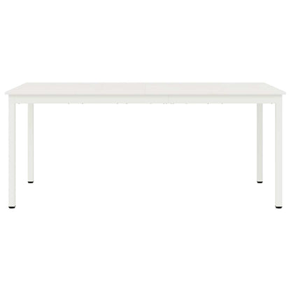 Tavolo da pranzo Bianco 180 x 90 x 75 cm Pino massello