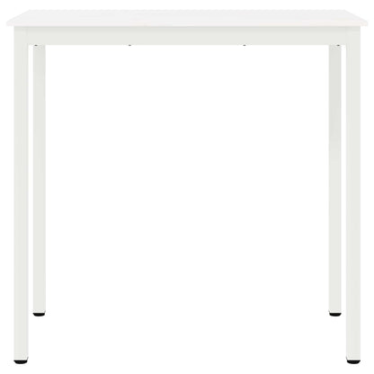 Tavolo da bar Bianco 110 x 55 x 105 cm Pino massello