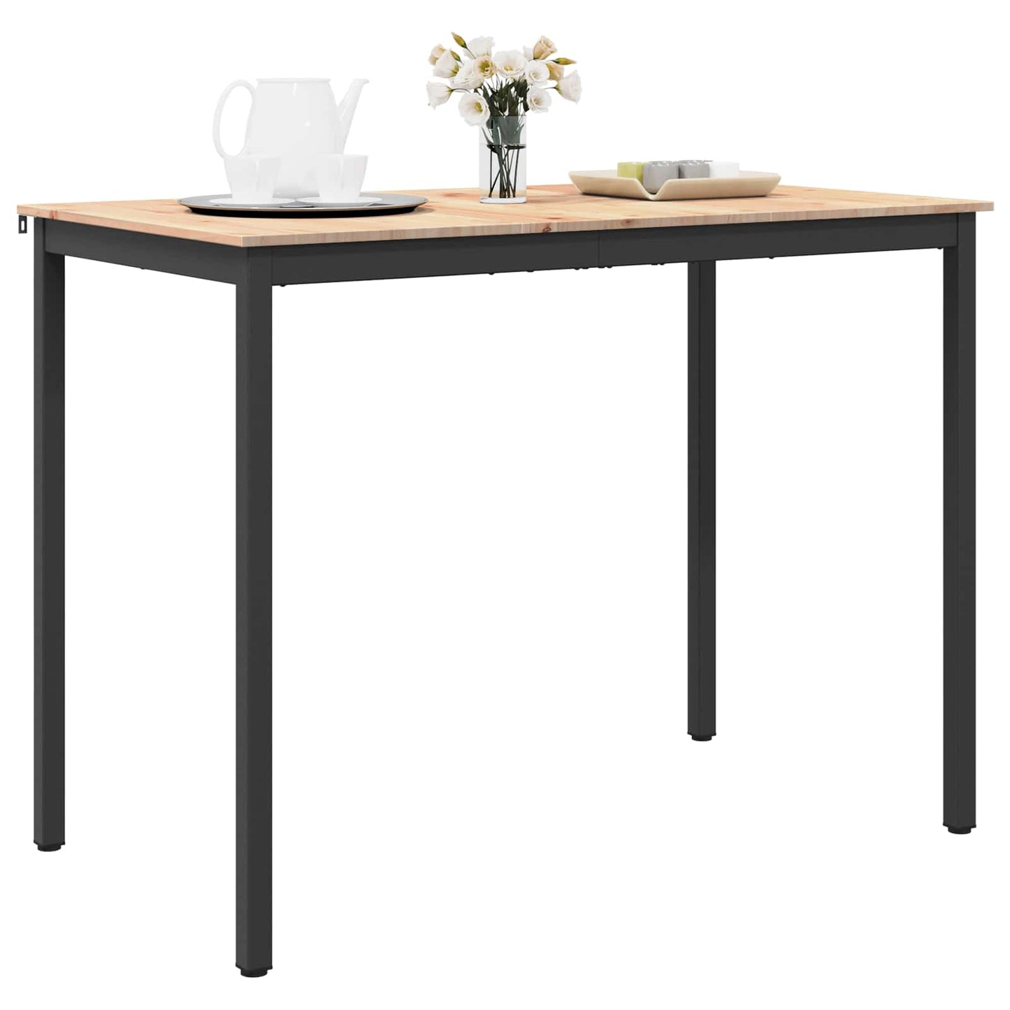 Tavolo da bar Naturale 110 x 55 x 105 cm Pino massello