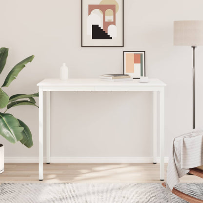 Tavolo da bar Bianco 110 x 55 x 105 cm Pino massello