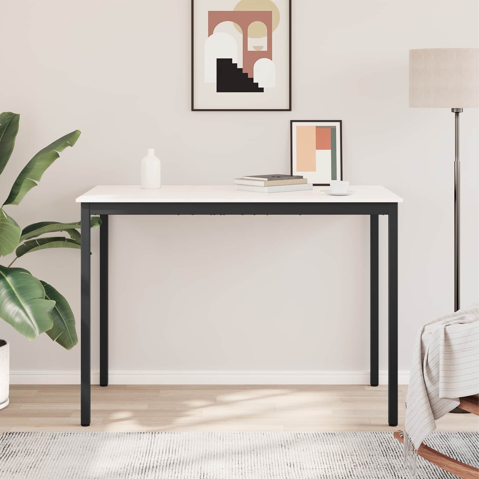 Tavolo da bar Bianco 150 x 80 x 105 cm Pino massello | homemem39