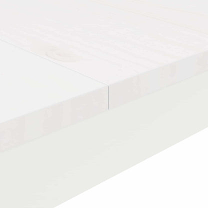 Tavolo da bar Bianco 110 x 55 x 105 cm Pino massello