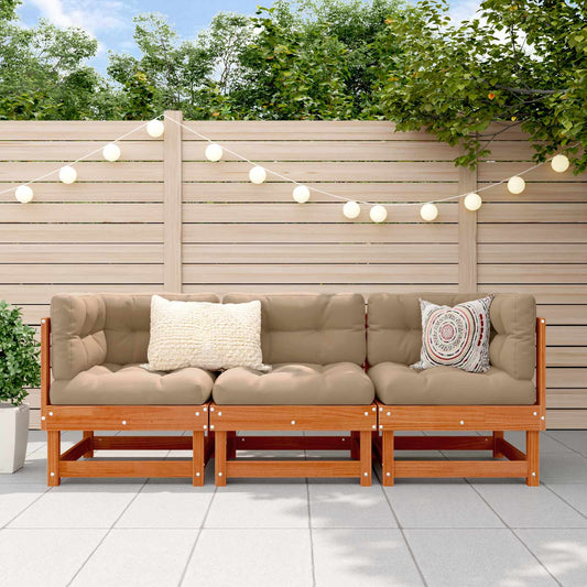 Unità Divano Sezionale Marrone Cera 183 x 61 x 62 cm | homemem39