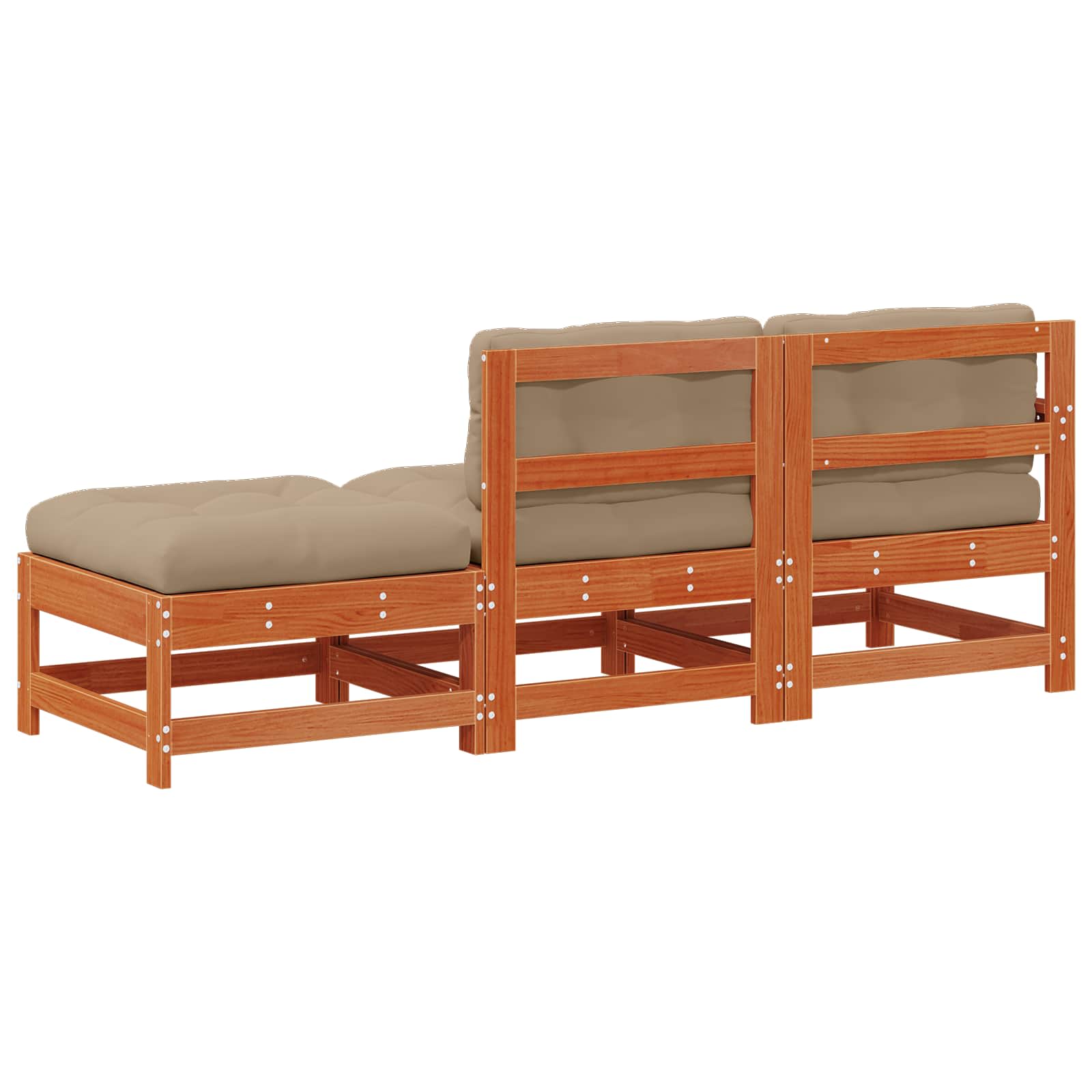Unità Divano Sezionale Marrone Cerato 190 x 62 x 70,5cm | homemem39