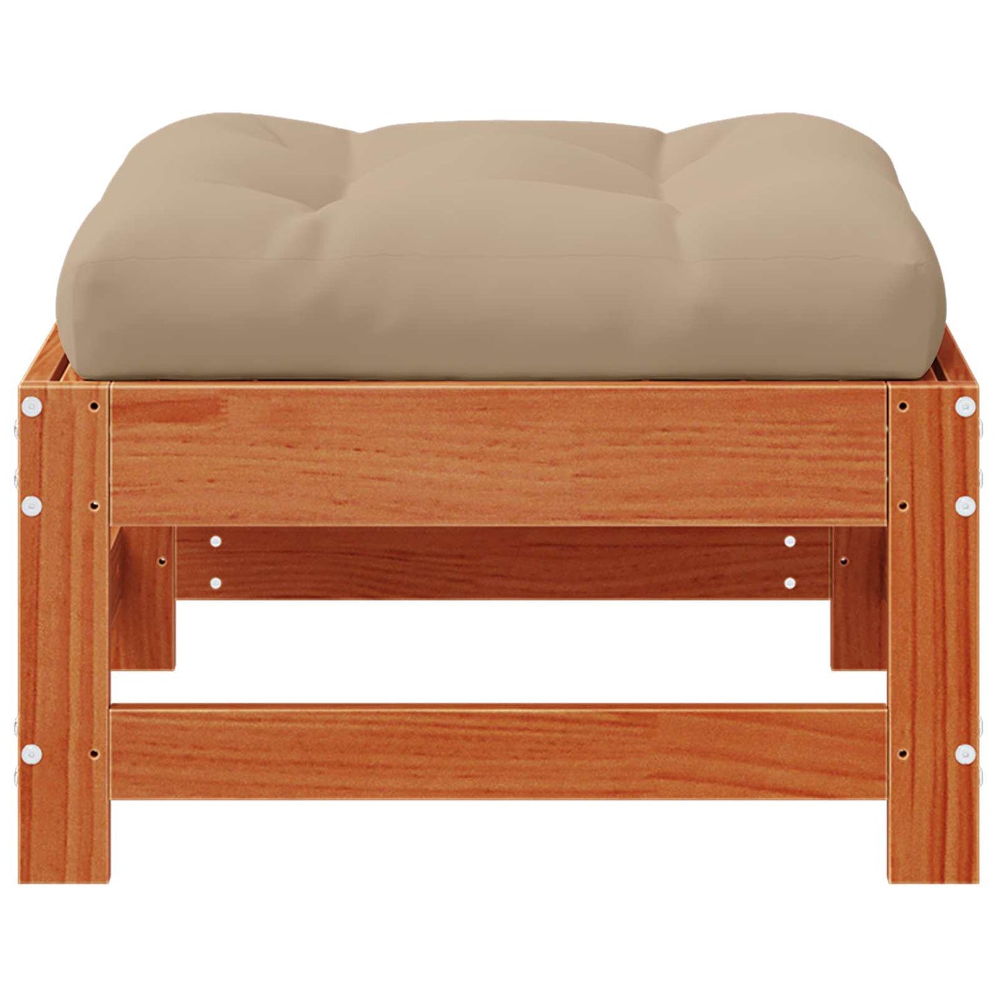 Poggiapiedi da Giardino Legno Massello di Pino Marrone Cerato | homemem39