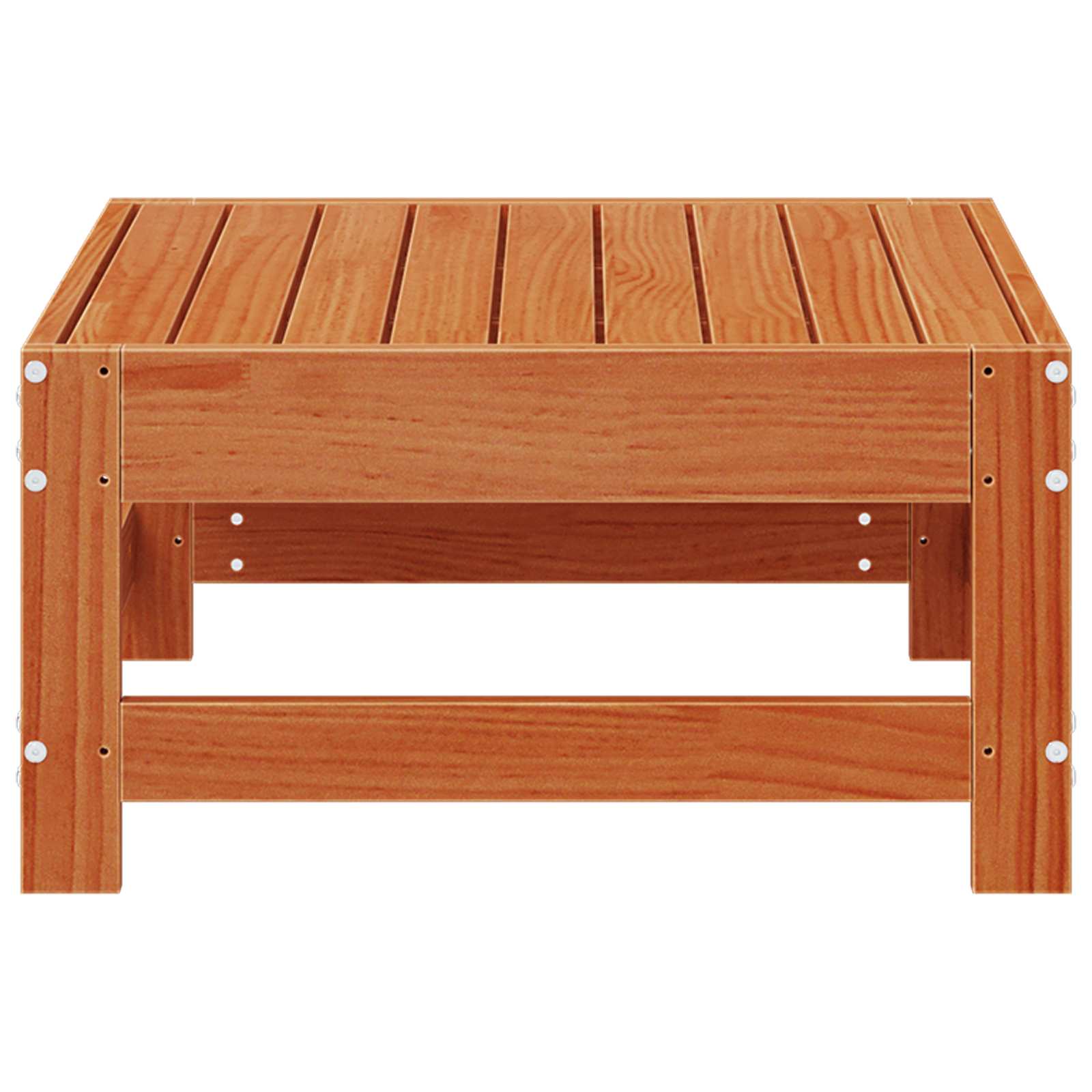 Poggiapiedi da Giardino Legno di pino massiccio Marrone Cera | homemem39
