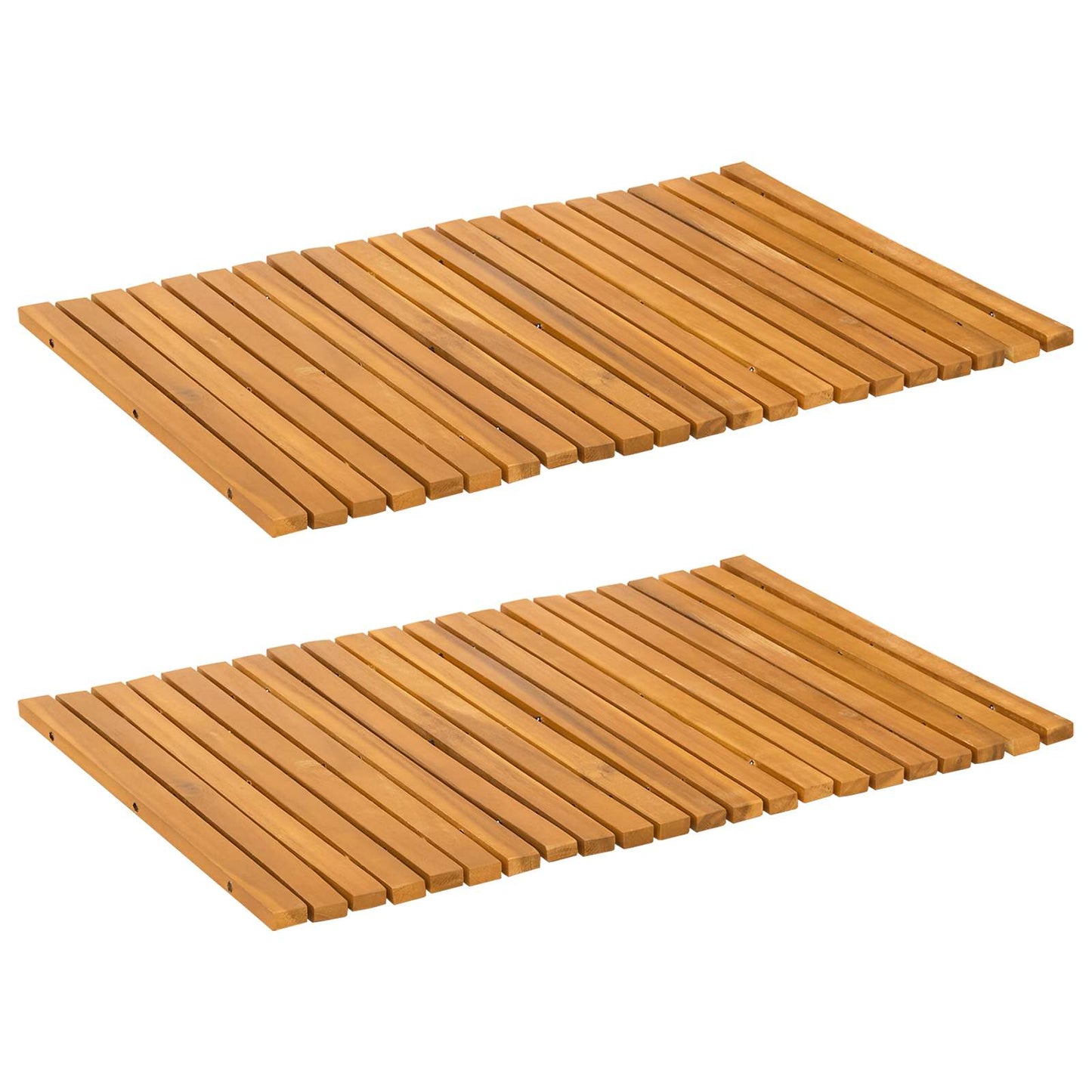 Tappeto da bagno Marrone 60 x 40 cm Legno di Acacia Massello | homemem39