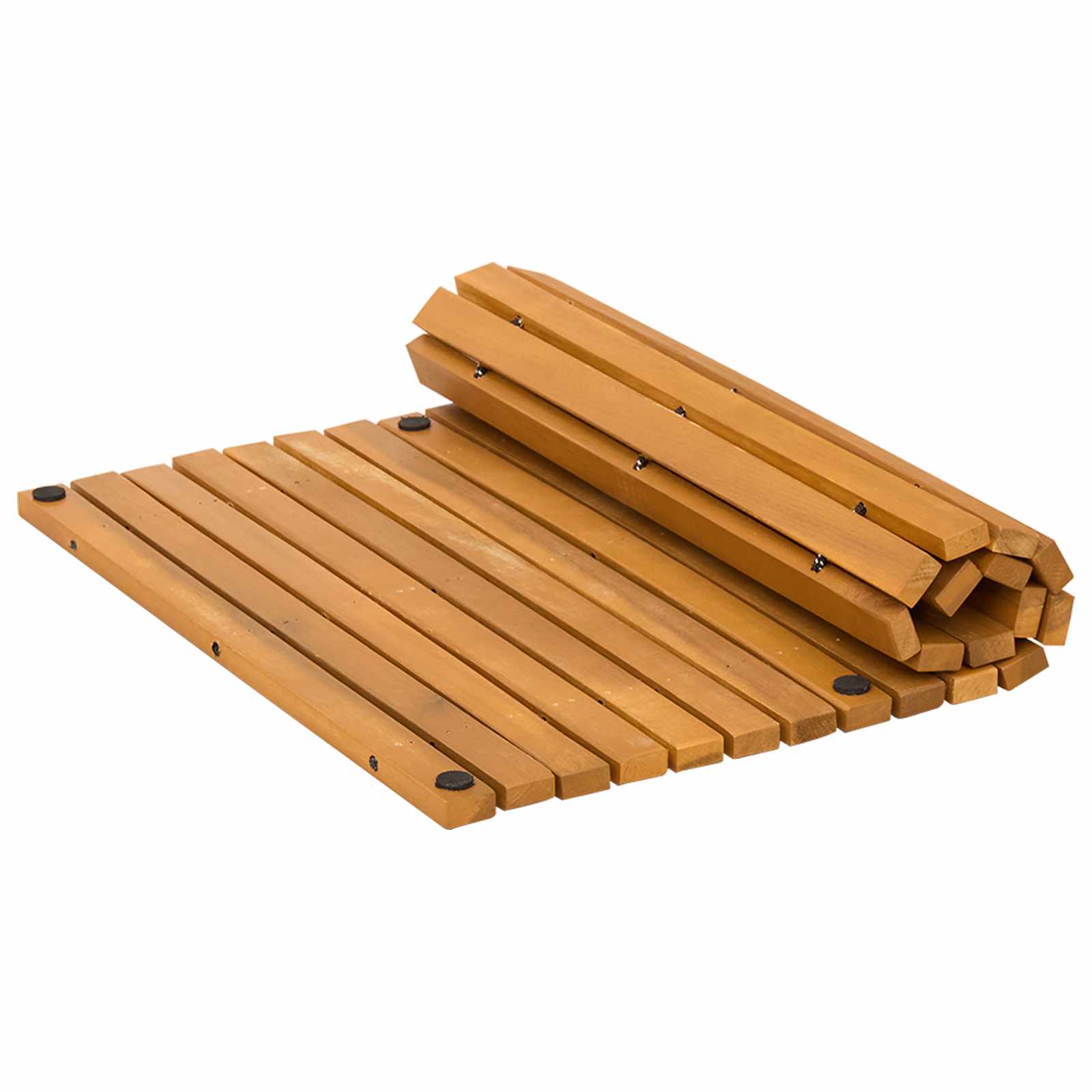 Tappeto da bagno Marrone 60 x 40 cm Legno di Acacia Massello | homemem39