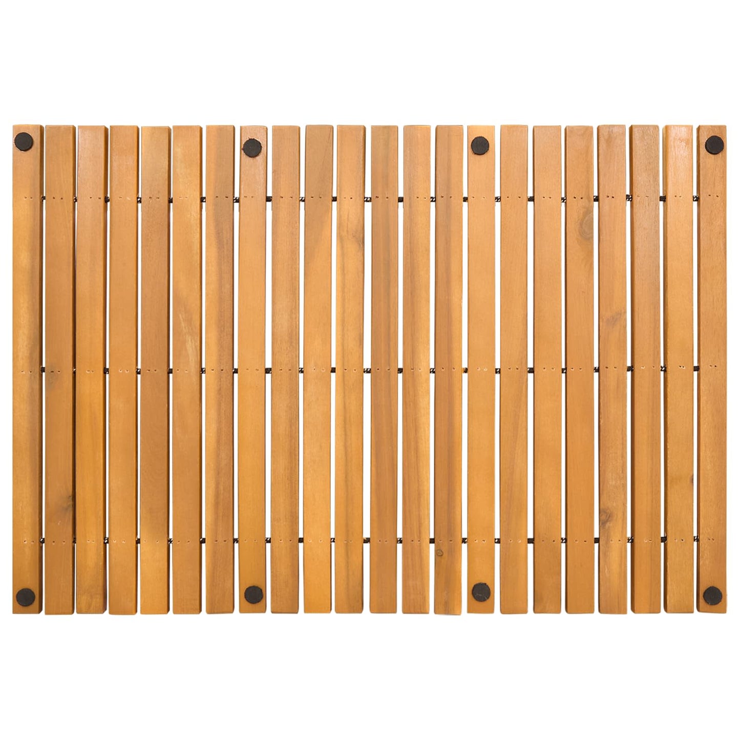 Tappeto da bagno Marrone 60 x 40 cm Legno di Acacia Massello | homemem39