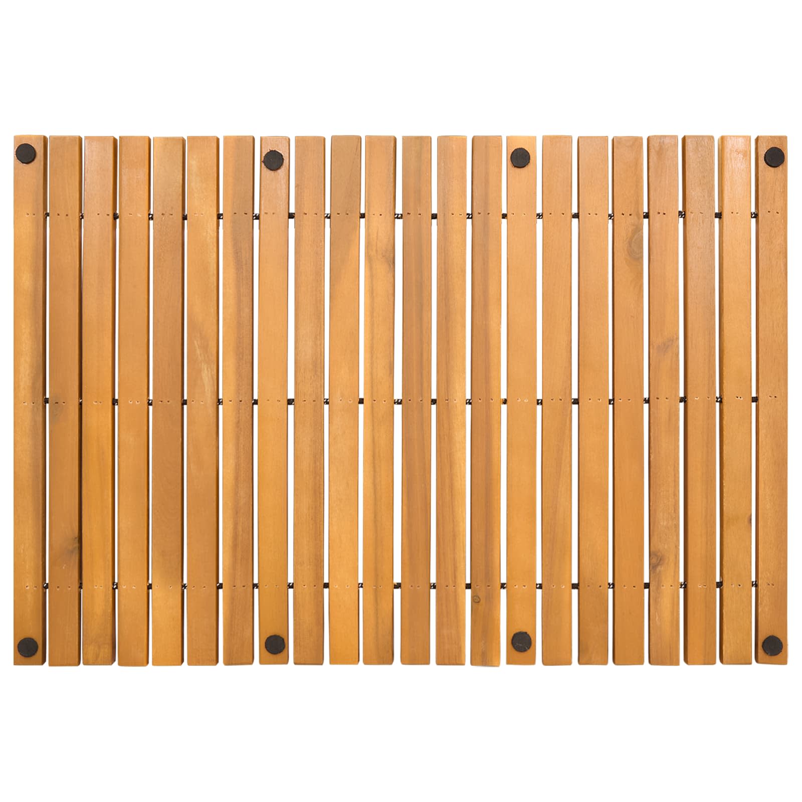 Tappeto da bagno Marrone 60 x 40 cm Legno di Acacia Massello | homemem39