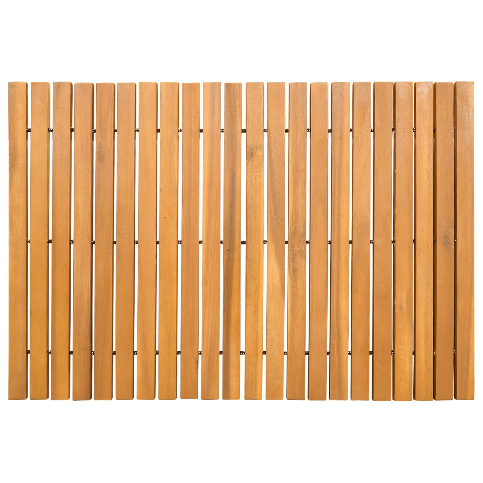 Tappeto da bagno Marrone 60 x 40 cm Legno di Acacia Massello | homemem39