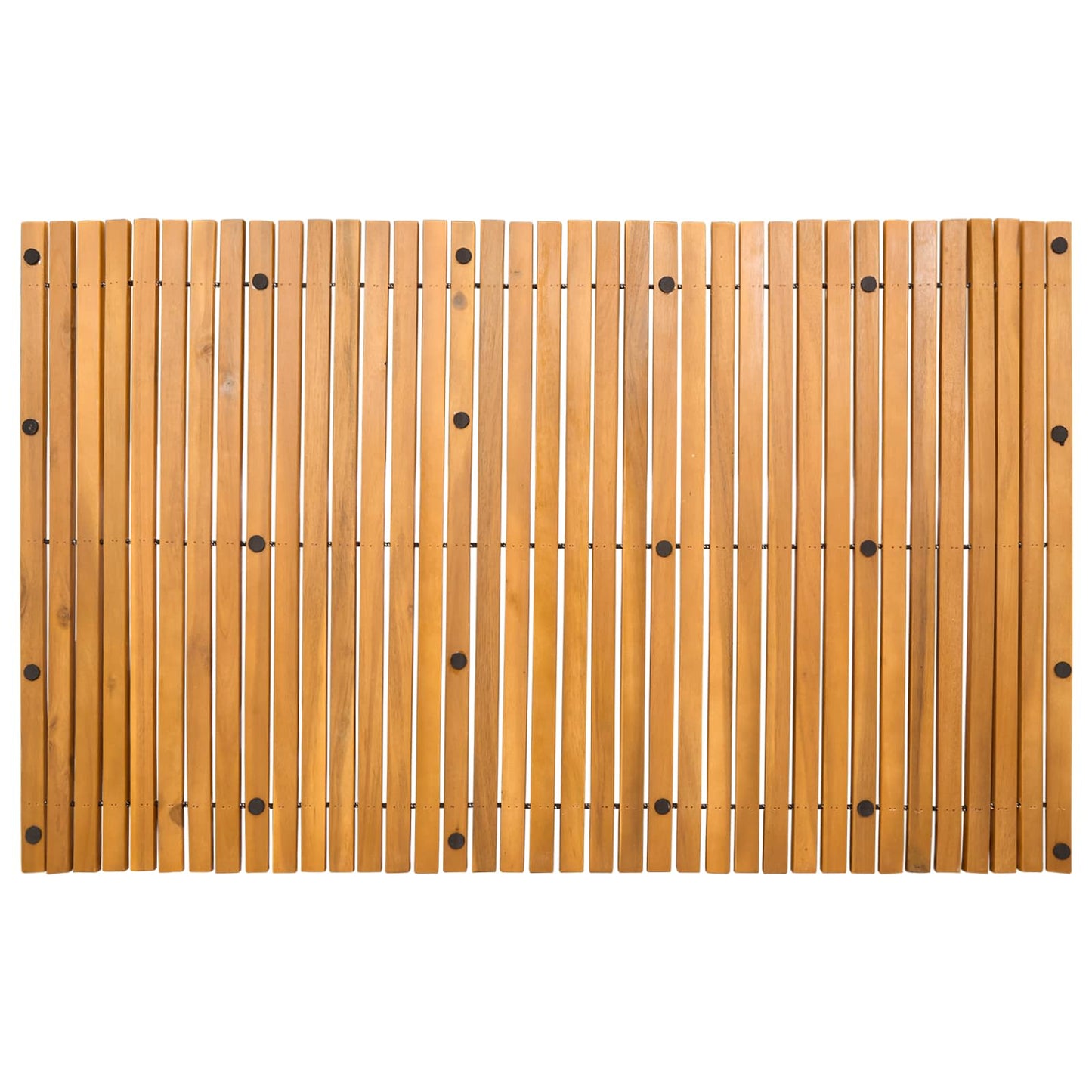 Tappeto da bagno Marrone 100 x 60 cm Legno di Acacia Massello | homemem39
