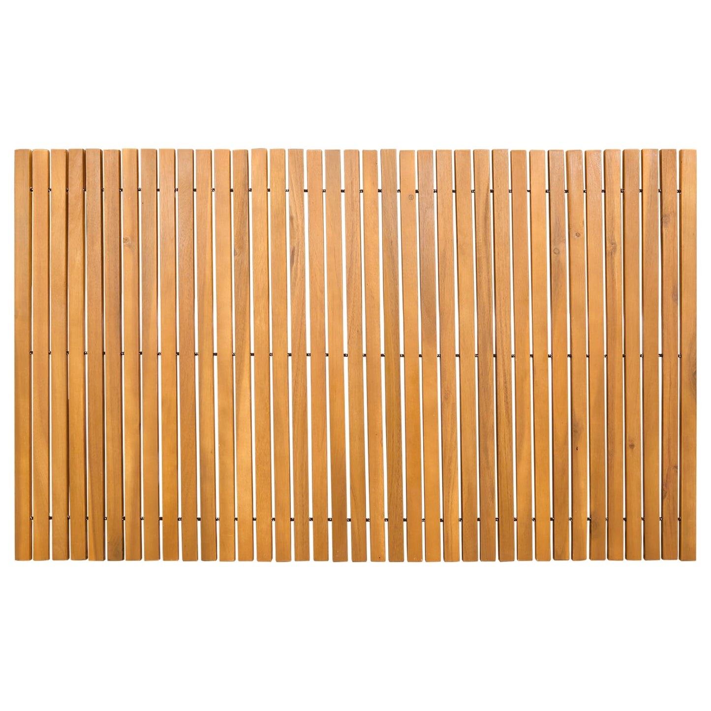 Tappeto da bagno Marrone 100 x 60 cm Legno di Acacia Massello | homemem39
