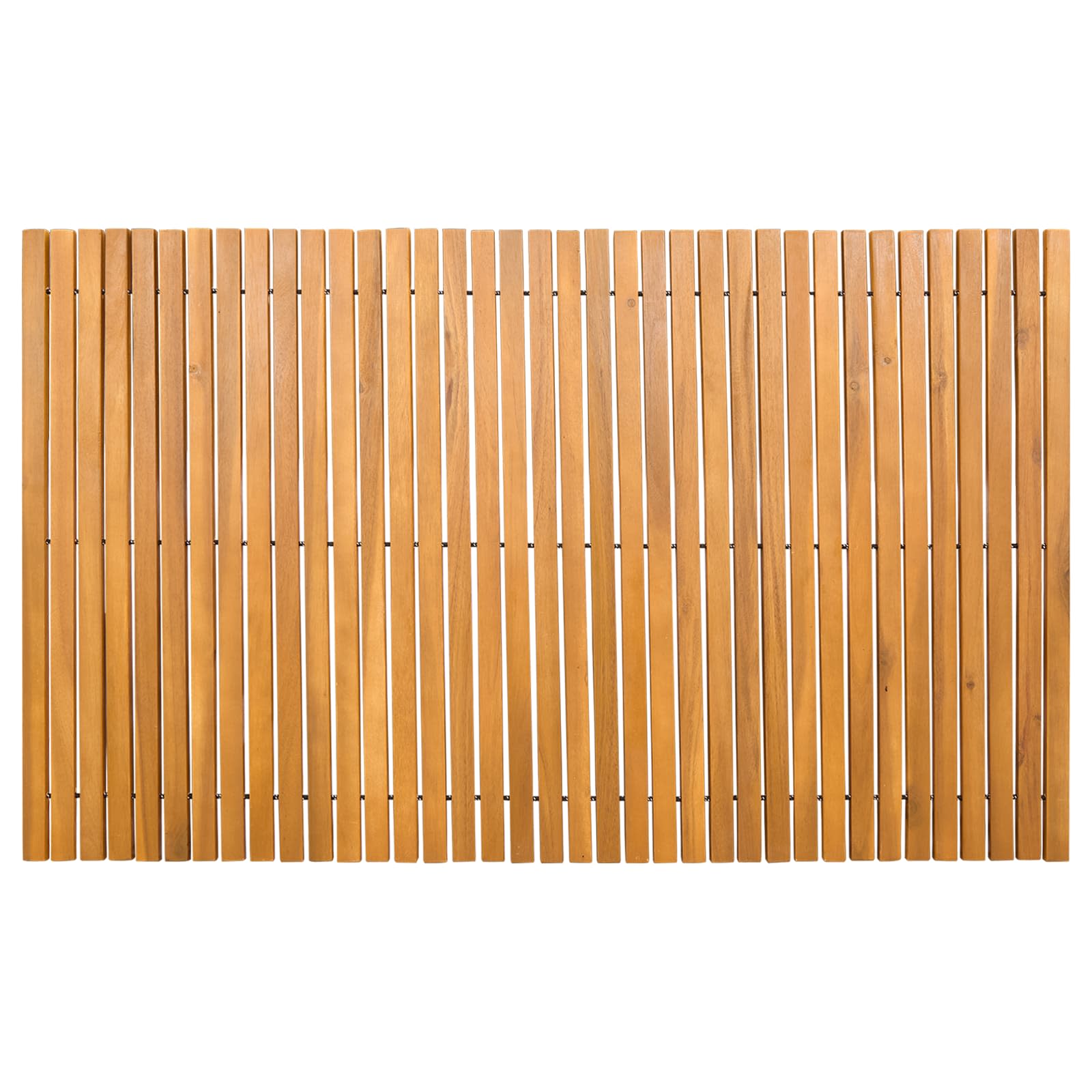 Tappeto da bagno Marrone 100 x 60 cm Legno di Acacia Massello | homemem39